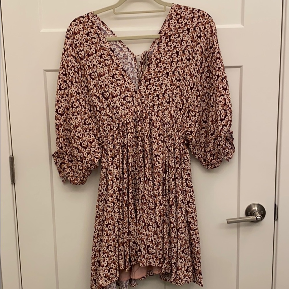 Floral print dress